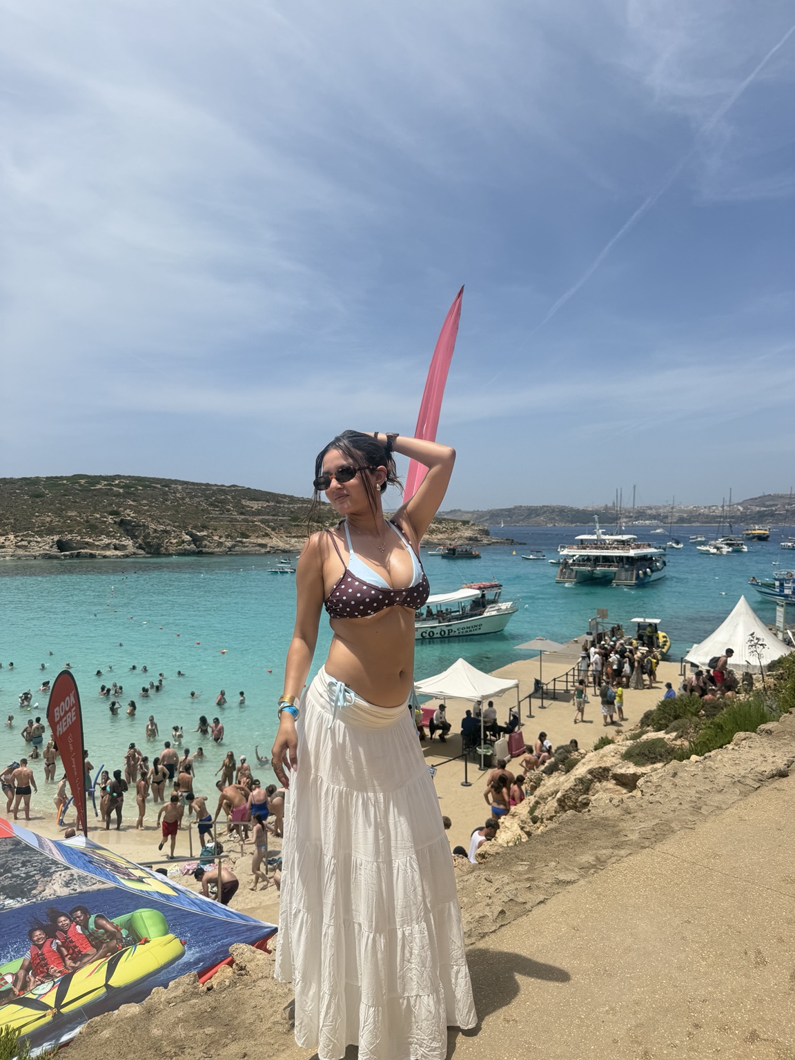 Yogeswari by the sea in Malta